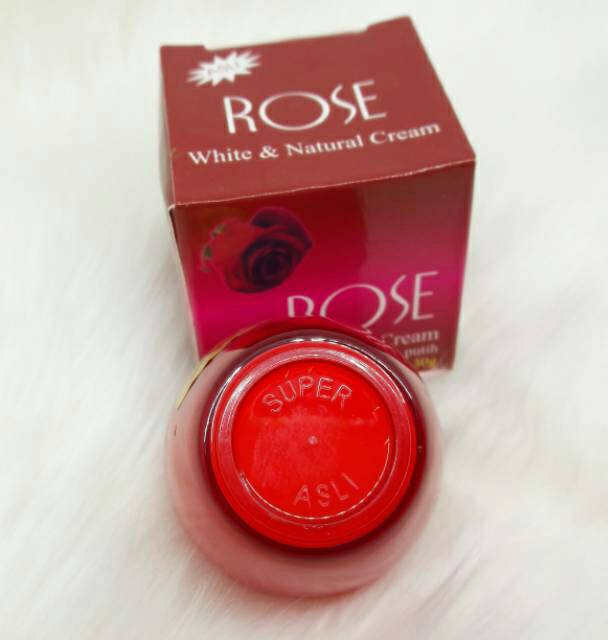 Cream rose kemasan mika tutup embos original