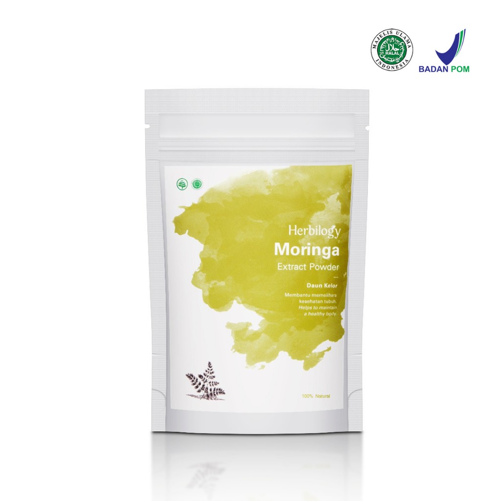 Herbilogy, Moringa Extract Powder 100gr