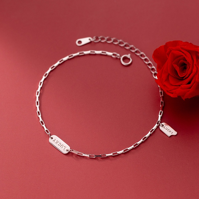 Perhiasan Gelang S925 Silver Gaya Korea Untuk Perempuan