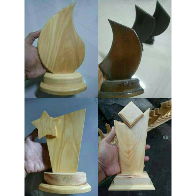 Plakat Kayu Piagam Kayu Vandel Kayu Natutal Piala Kayu Souvenir Kayu