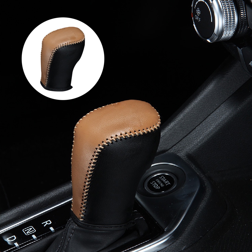 Cover Knob Persneling Bahan Kulit Untuk Nissan Kicks 2017-2021 Verse 2019-2021 Sunny Juke Sylphy 2020 2021