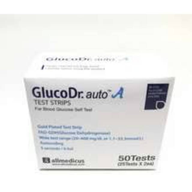 GlucoDr. Auto Alat dan Tes Strip Gula Darah Gluco Dr Auto Glucometer GlucoDr AGM 4000