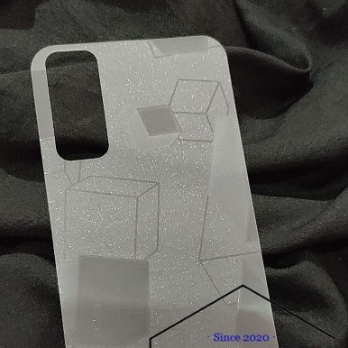 VIVO Y12S Y12S 2021 Y20 Y20S Y20 2021 Y20S G ANTI GORES BELAKANG SKIN GLITTER CUBE GARSKIN ANTI JAMUR PELINDUNG BELAKANG ANTI JAMURAN