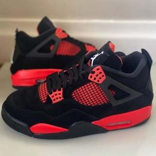 red basketball jordans