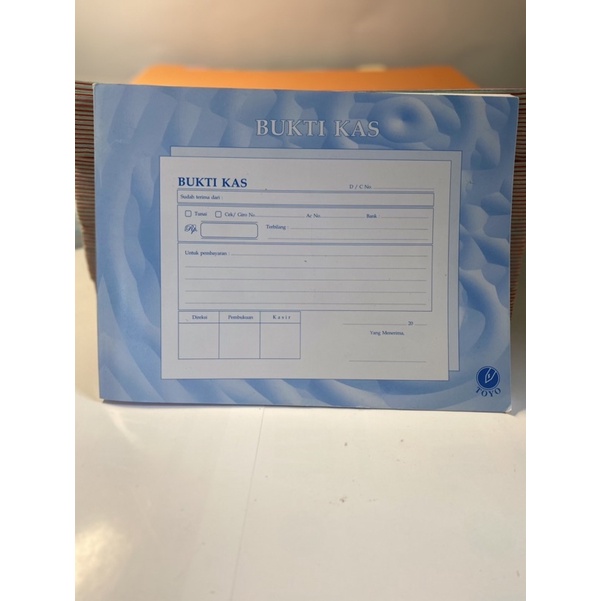 

Buku Bukti Kas Ukuran Setengah Folio