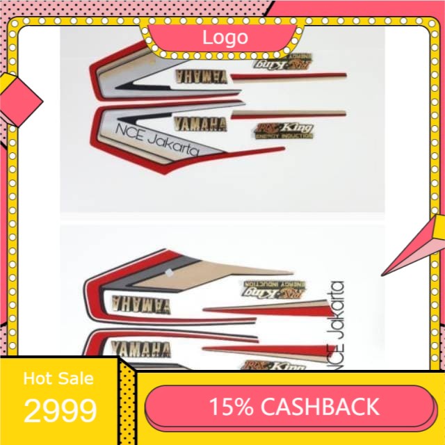 STIKER STRIPING TANKI TUTUP RX KING TAHUN 1992 1993