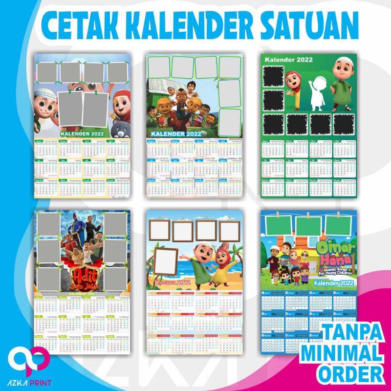 

kalender 2022 costume sesuai keinginan