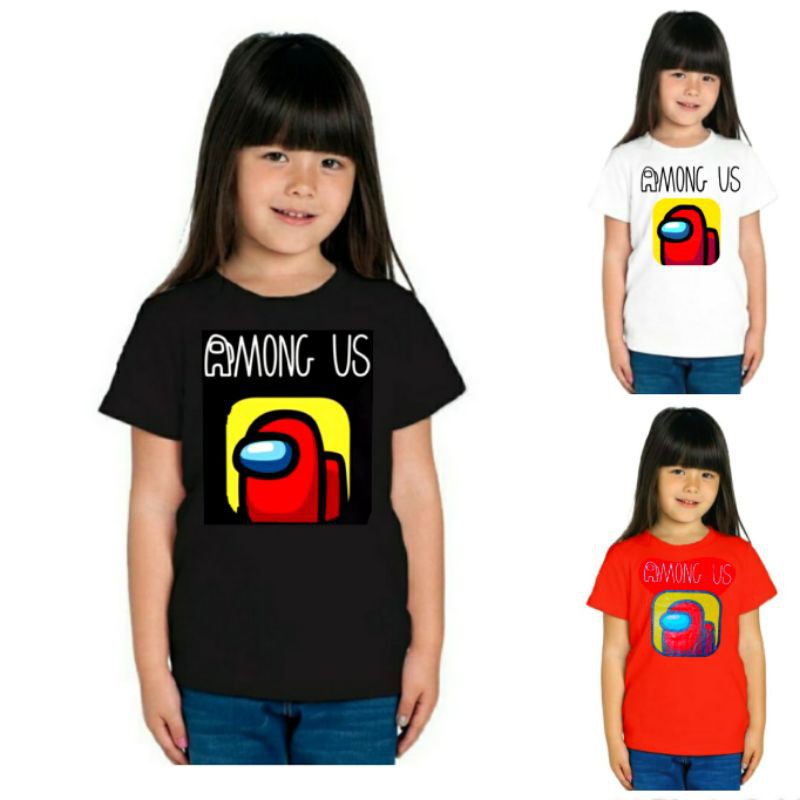 kaos anak perempuan motif terbaru/kekinian/atasan anak perempuan 1-10tahun