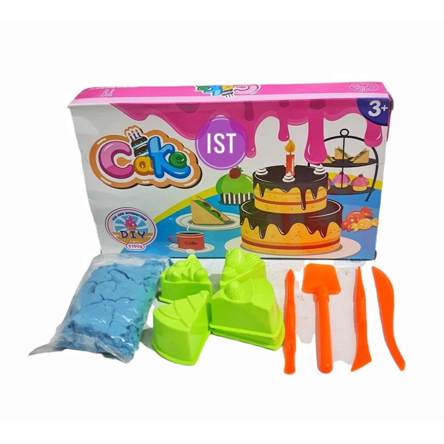 MWN Mainan Pasir Ajaib Magic Sand Cake Kue SH155