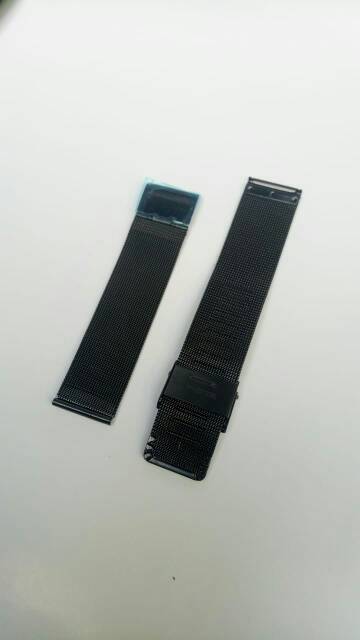 Tali jam tangan pasir strap jam tangan rantai pasir stenliss still HITAM