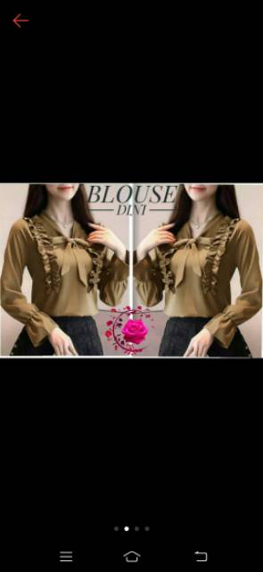 Dini blouse/moscrepe HQ