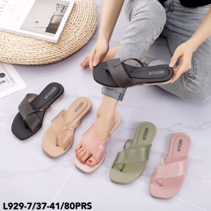 Sun-LUNOX Sandal Jepit Jempol Fashions Wanita Import 929-7