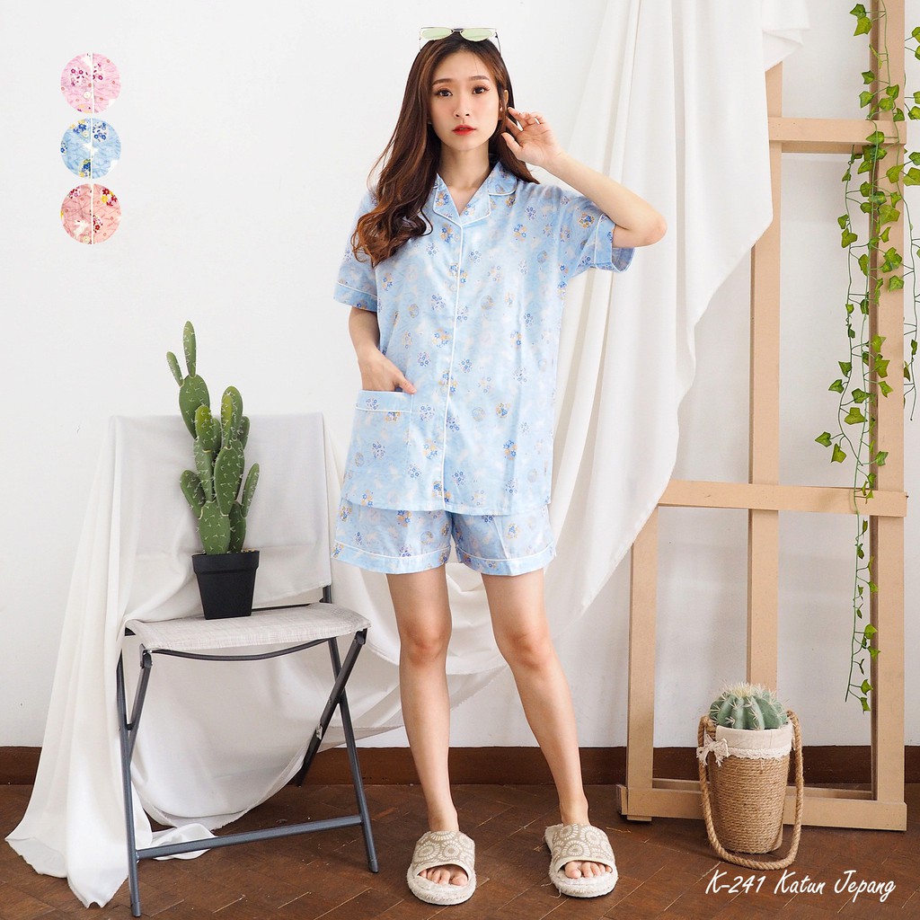  Baju Tidur GREET  Model K 241 H Kerah Shopee Indonesia