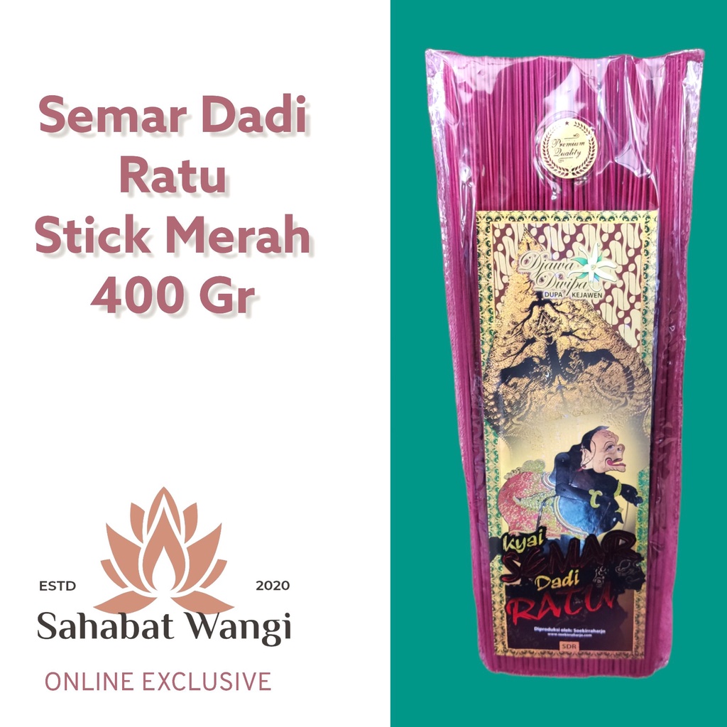 Dupa Hio Kyai Semar Dadi Ratu Jumbo Isi 400gr