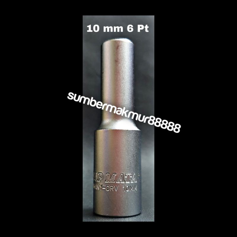 Mata Sok Panjang Tjap Mata / Deep Sok 10 mm 6 pt Tjap Mata