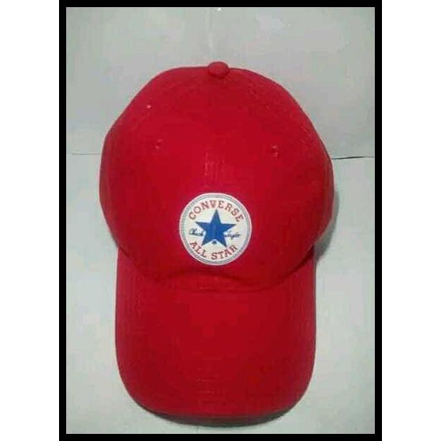 Promo Di Shopee TOPI BASEBALL CONVERSE MERAH QR0601