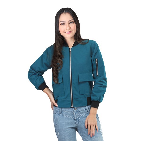Jaket casual wanita / jaket cewek murah / jaket perempuan trendy / jaket cewek distro SMD 669