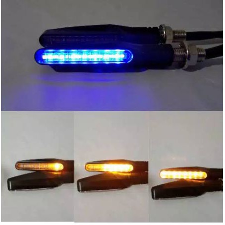 Sein Running Lampu Sen Running LED Lidi 2 Mode sen led variasi semua motor