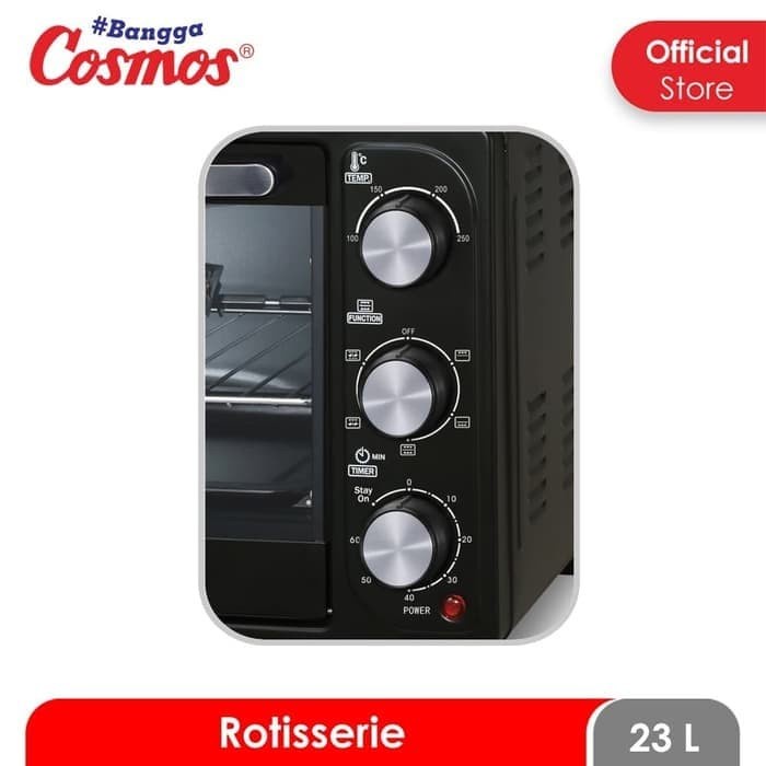Cosmos CO 9923R – Oven Rotisseries Stainless 23 Liter 800 Watt - BERKUALITAS