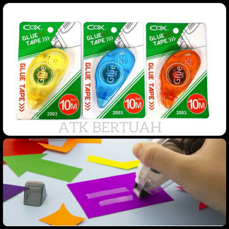 

COX GLUE TAPE ROLL PITA ROL LEM DOUBLE TAPE