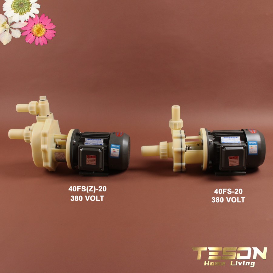 Pompa Kimia Cairan Asam 40FS(Z)20 380V Chemical Pump (Tanpa Dipancing) Teson Homeliving