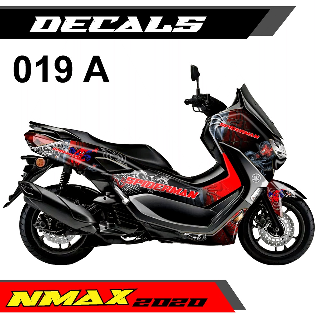 Decal Sticker - Dekal Stiker All New Nmax 2020  Fullbody Desain SPIDERMAN 3  - 019