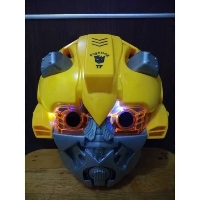 TOPENG TRANSFORMERS BUMBLEBEE - COSPLAY MASK MAINAN ANAK EDUKATIF