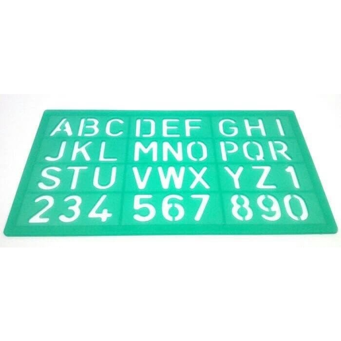 

Mantap Penggaris Huruf&Angka-Abjad/Lettering Stencil 20Mm Linex 5861 Terlaris
