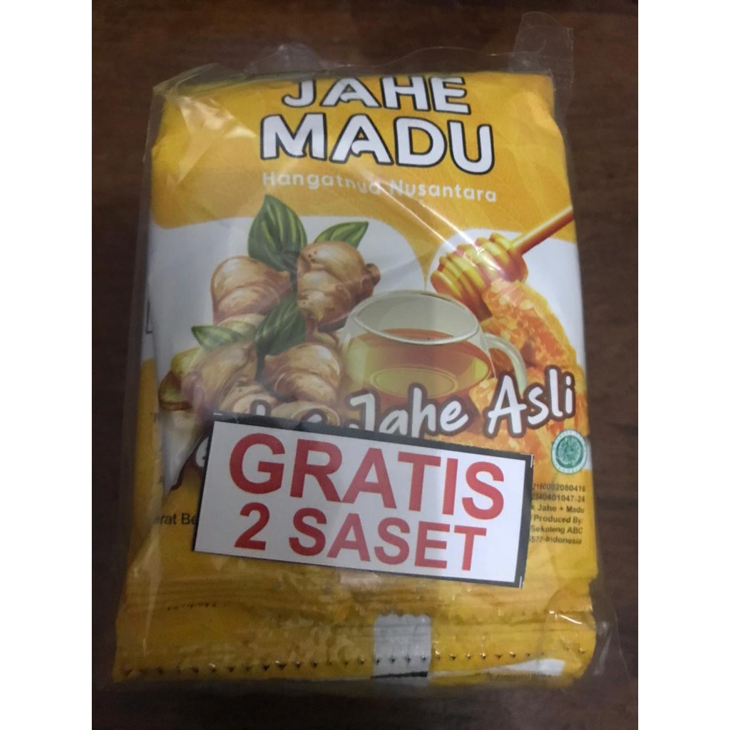 ABC Jahe Madu 1 pak isi 10 sachet