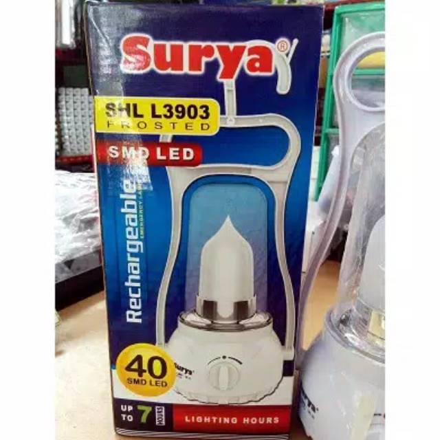 LAMPU EMERGENCY SURYA SHL L3903 FROSTED