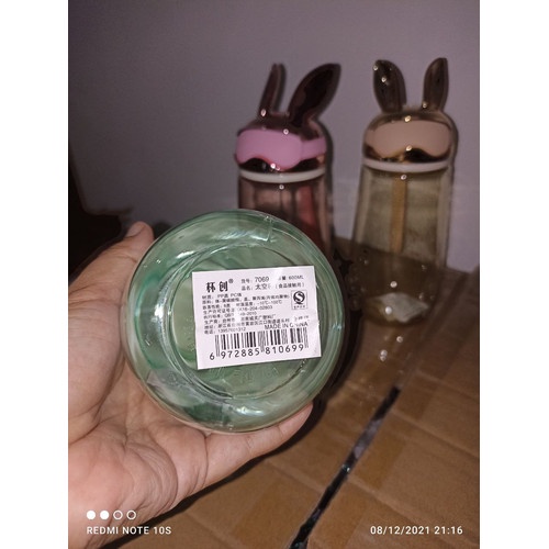 BOTOL MINUM BENING TANDUK BUNNY 600ML