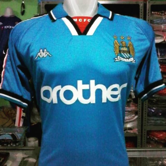 JERSEY RETRO HOME MANCHESTER CITY 1997
