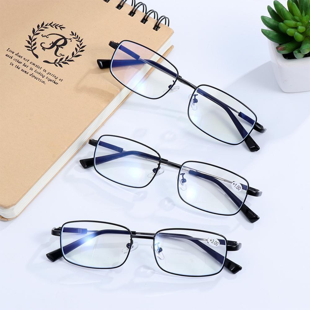 Populer Kacamata Baca Anti Silau Komputer Goggles Memory Titanium Temple Presbyopia Glasses