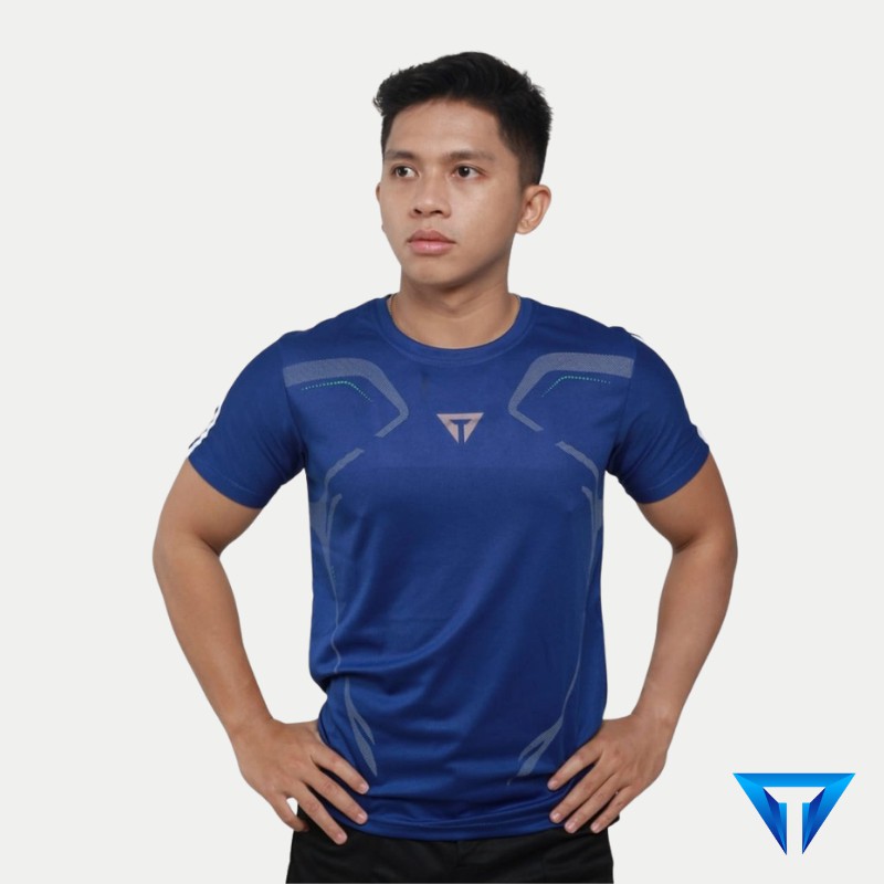 Girik - Tshirt And Short Sport 1 Sets Edition Blue