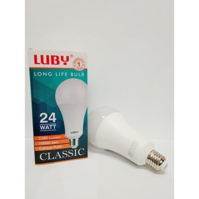 LAMPU LED BOHLAM LUBY CLASSIC 5W,7W,9W,12W,15W,18W,24W Lampu bulb garansi 1 tahun cahaya putih