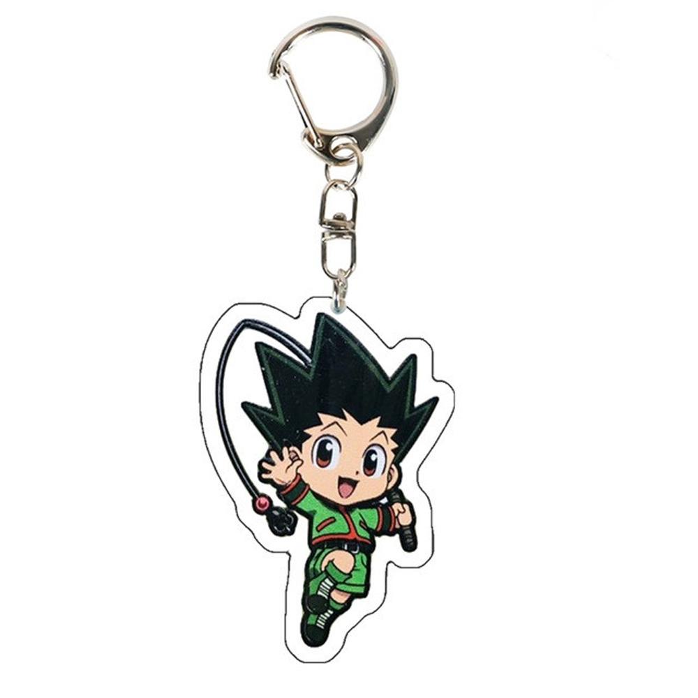 QUINTON Hunter x HUNTER Liontin Anime Dua Sisi Zoldyck Keyring