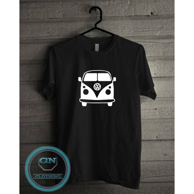 Kaos t-shirt logo mobil klasik VW