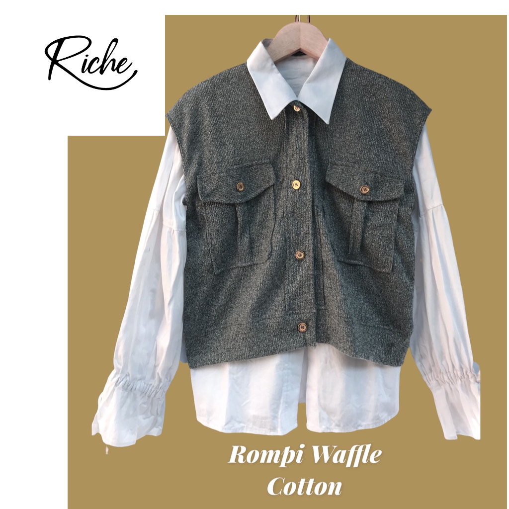 ROMPI WAFLE KNIT BY RICHE (BISA COD)