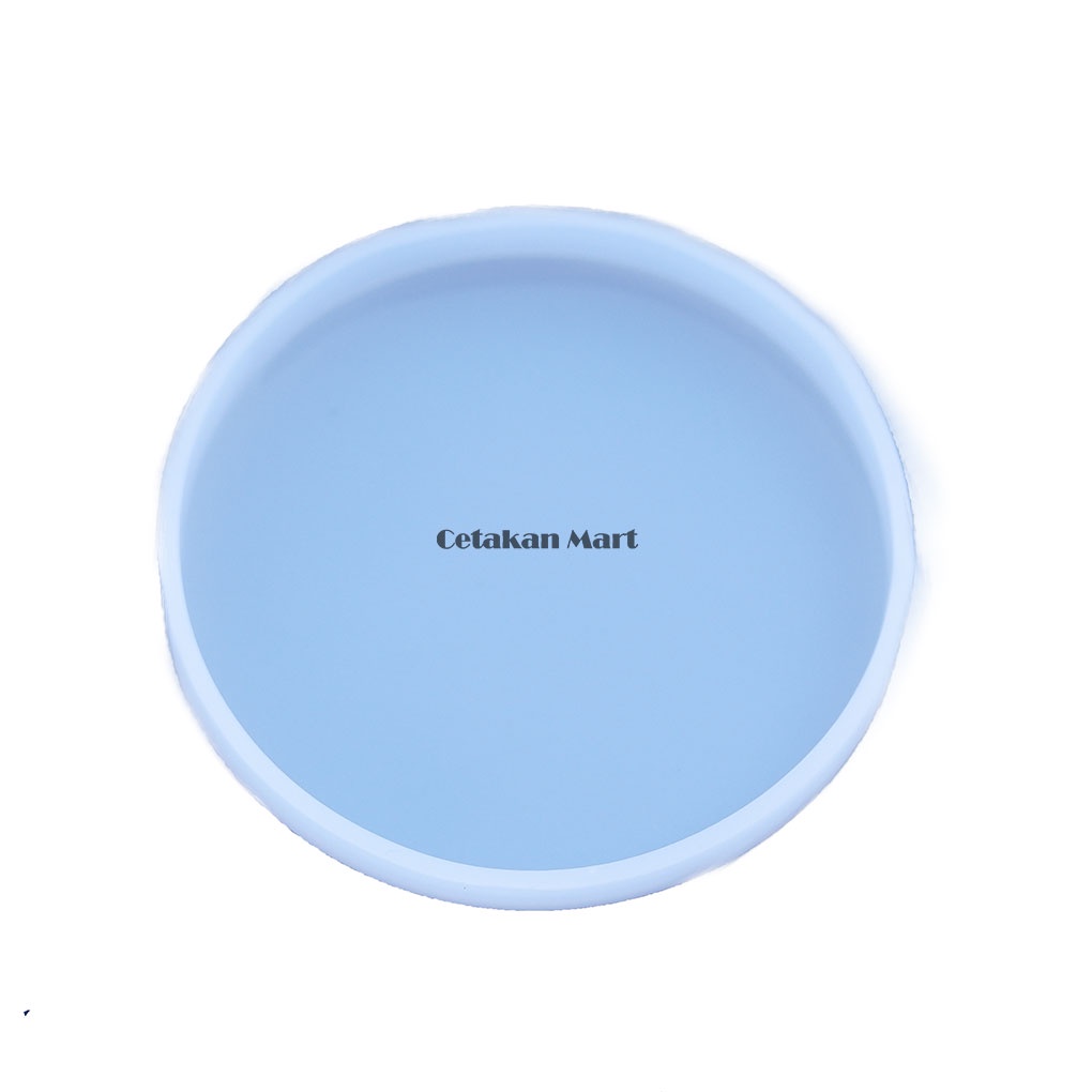 CM Cetakan Resin Epoxy Craft DIY Coaster Tatakan Gelas Bulat 8.7 Cm Silikon