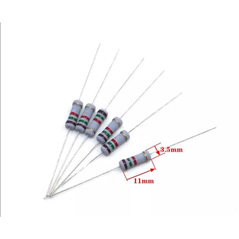 ANEKA NILAI RESISTOR, 1, WATT, 5%