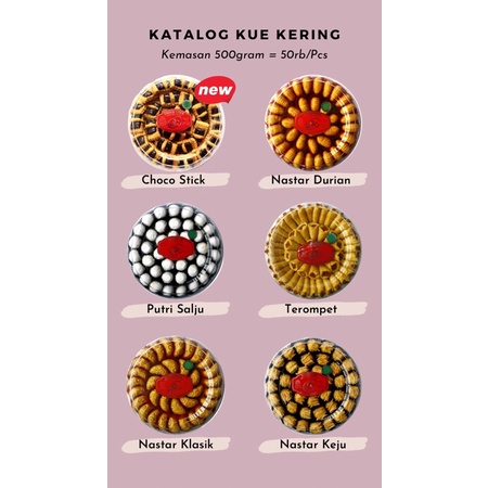 

Kue Kering Mix Isi 12 Toples Kemasan 500gram