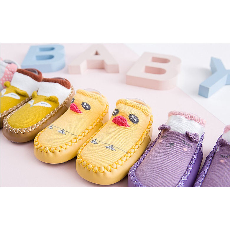 [JOYLEEN BEBE] Prewalker Socks Soft Sole Animal