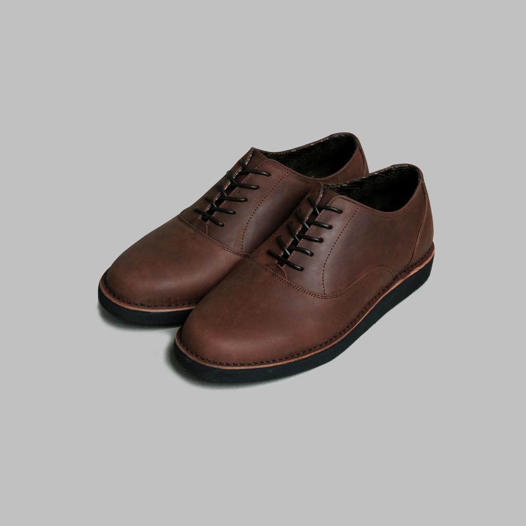 ARTAP Footwear - Sepatu Kulit Asli Pria - Flexton CH Brown