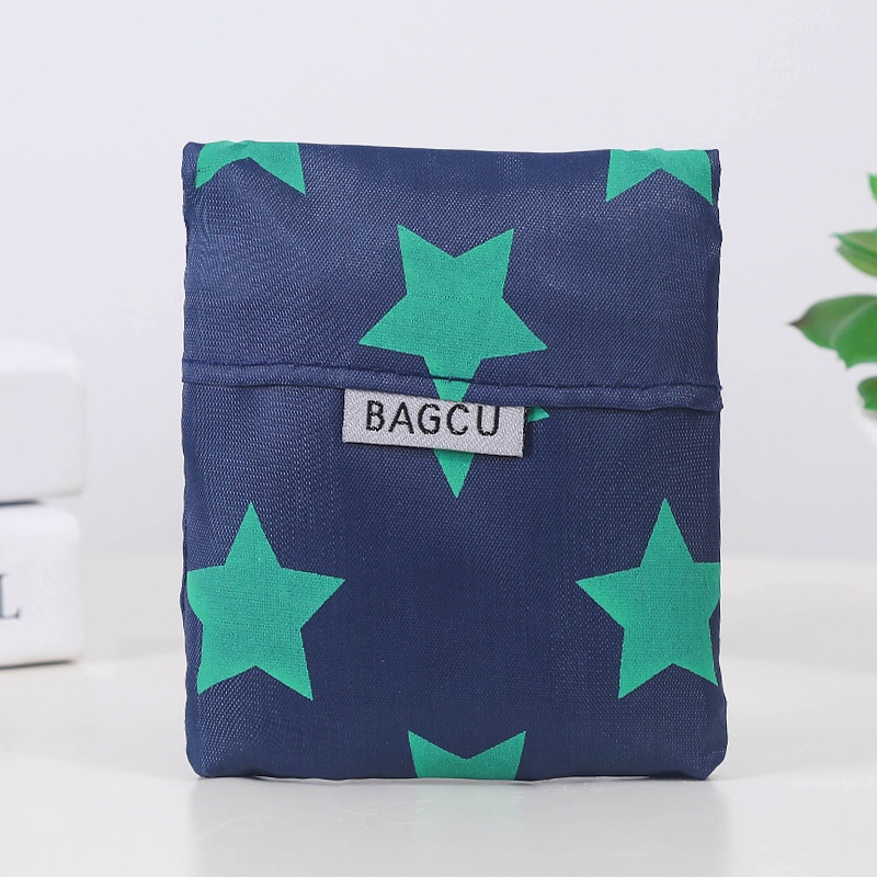 Bagcu Shopping Bag Motif / Kantong Belanja Lipat Bagcu Motif