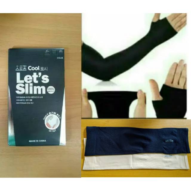 Manset Lets Slim AQUAX sarung lengan tangan anti panas UV