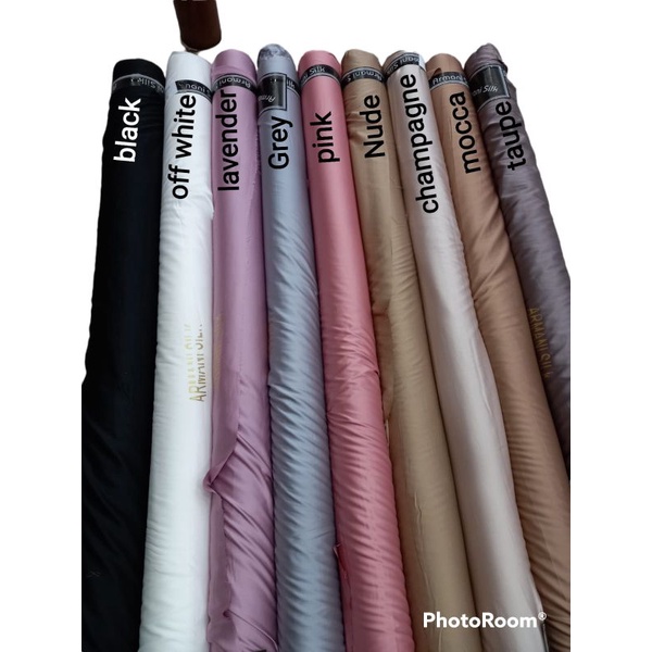 satin armani silk premium