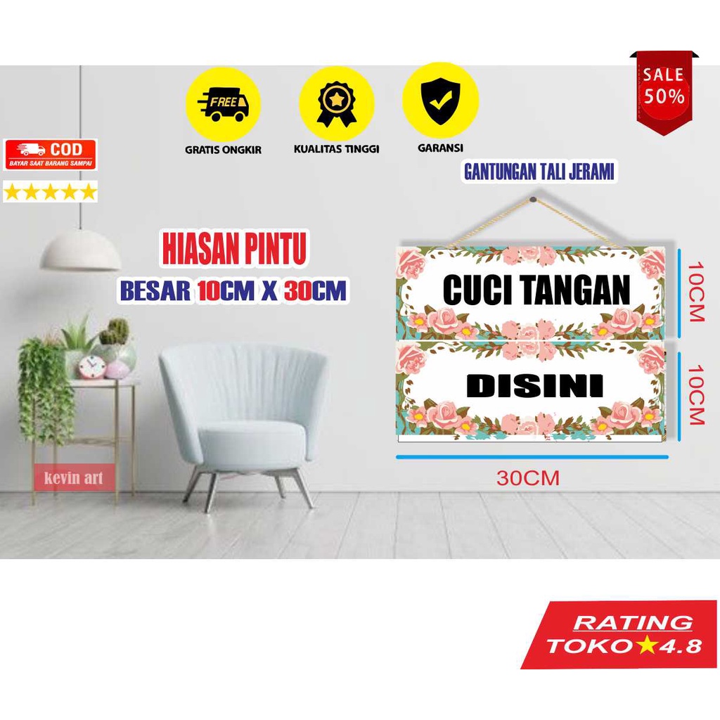 Dekorasi Dinding Minimalis Shabby Chic Cuci Tangan Disini Hiasan Dinding Ruangan Teras Pajangan Gantung Unik Original Terbaru