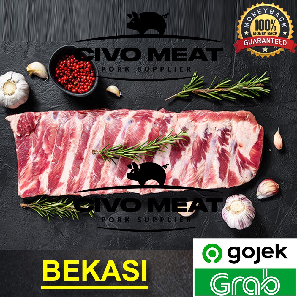 Pork Ribs Barbeque Slab / Iga Murni Bakar (Nuri's / Tony Romas) 1kg
