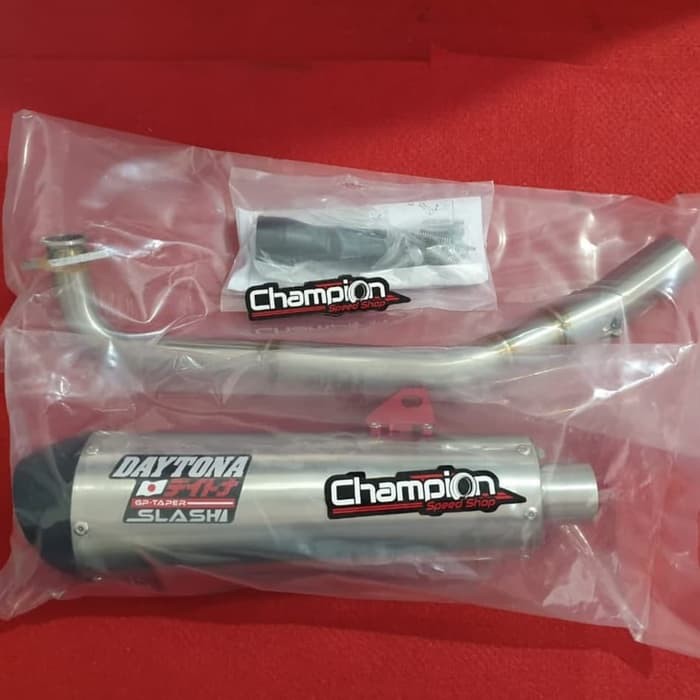 Knalpot Racing Daytona GP Taper Slash Free DB Killer Yamaha NMAX