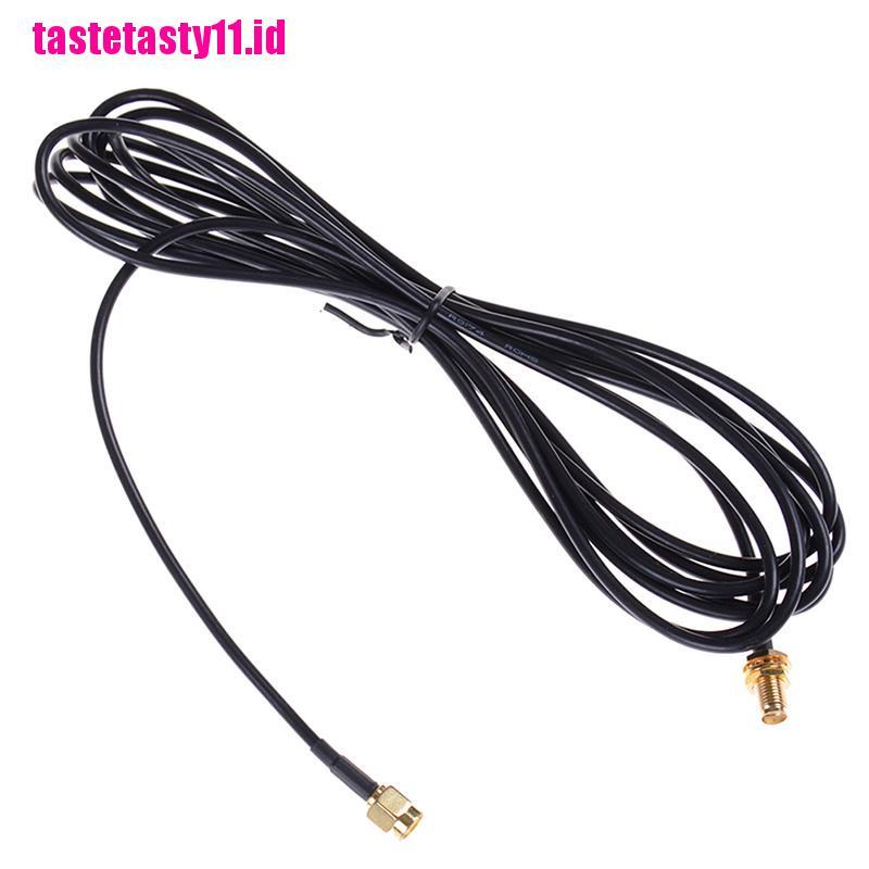 (TTID) Adaptor Konektor Kabel Coaxial SMA Male Ke Female Panjang 10M